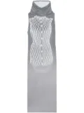 MM6 Maison Margiela Dummy sleeveless midi dress - Grey