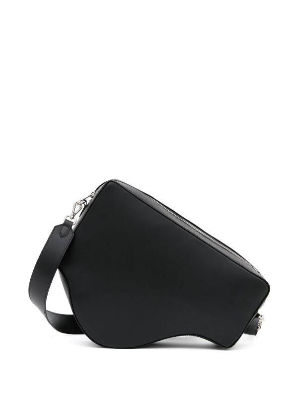 MM6 Maison Margiela Trois 6 Leather Crossbody Bag - Farfetch