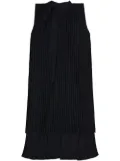 MM6 Maison Margiela layered sleeveless dress - Black