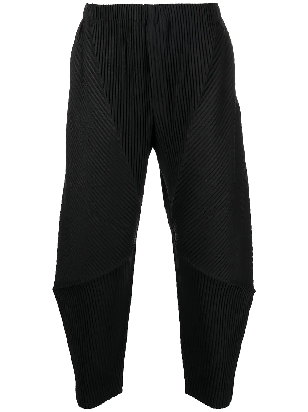 

Homme Plissé Issey Miyake tapered-leg plissé trousers - Black