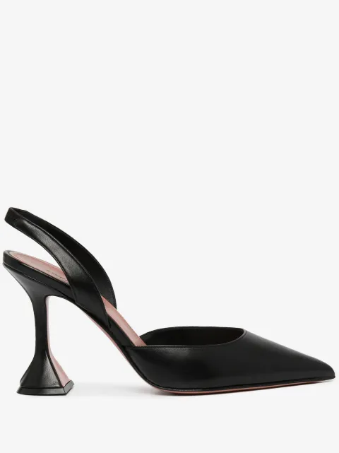 Amina Muaddi zapatillas Holli con tacón de 95mm