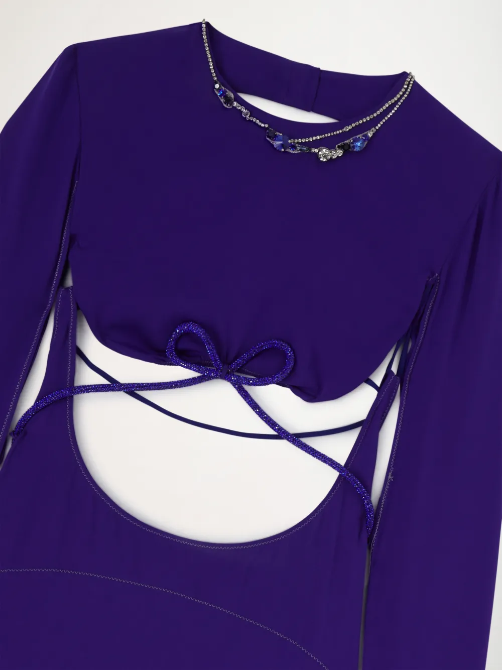 GLAM EMBR SPORTY LONG DRESS OffWhite™ Official Site