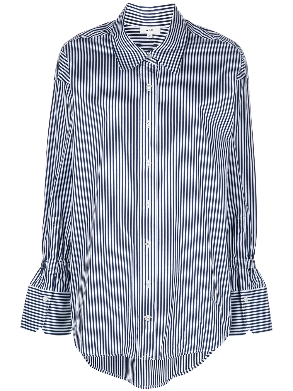 

A.L.C. Monica striped shirt - Blue