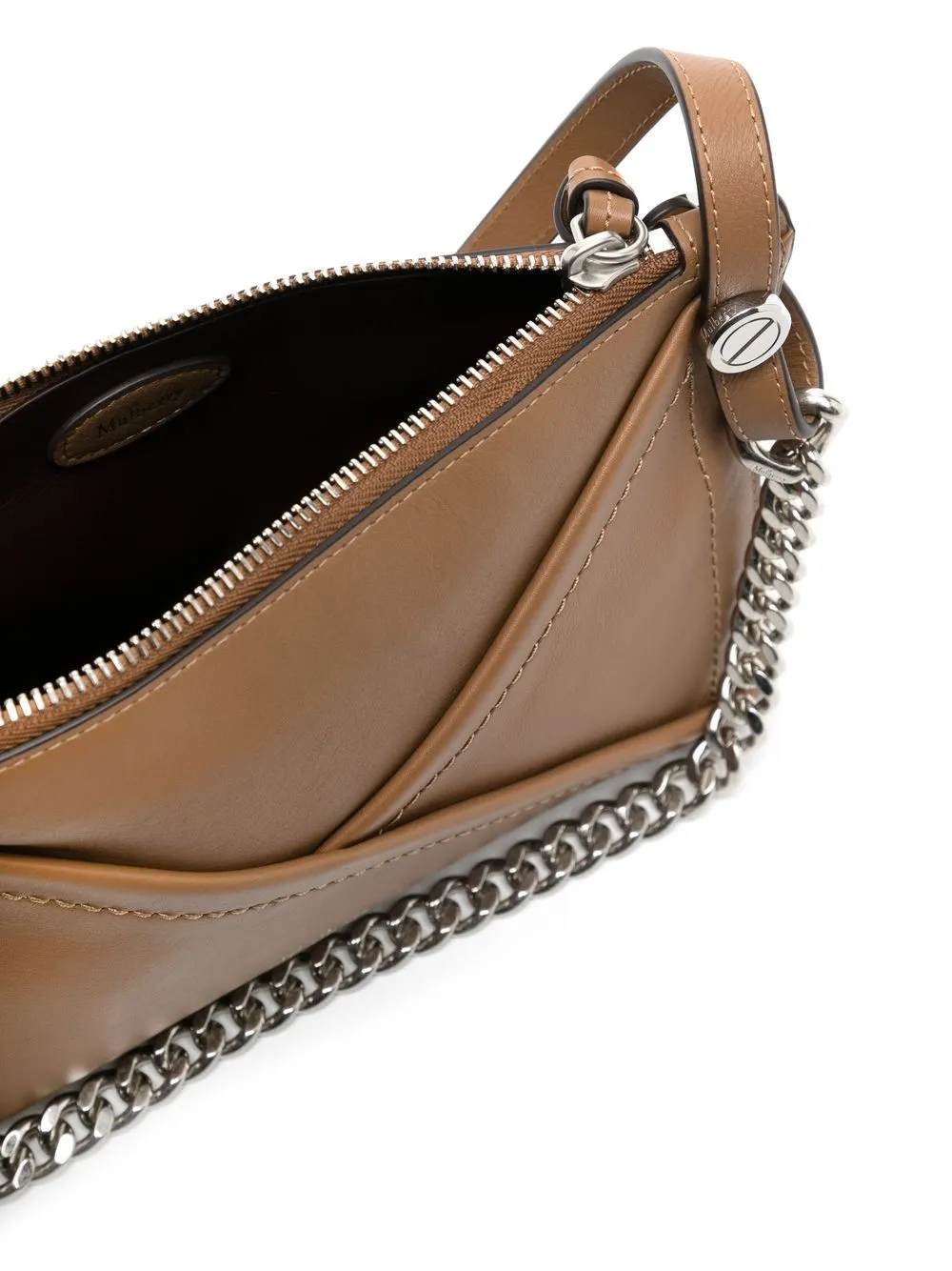 Mulberry M Zipped Leather Shoulder Bag Farfetch