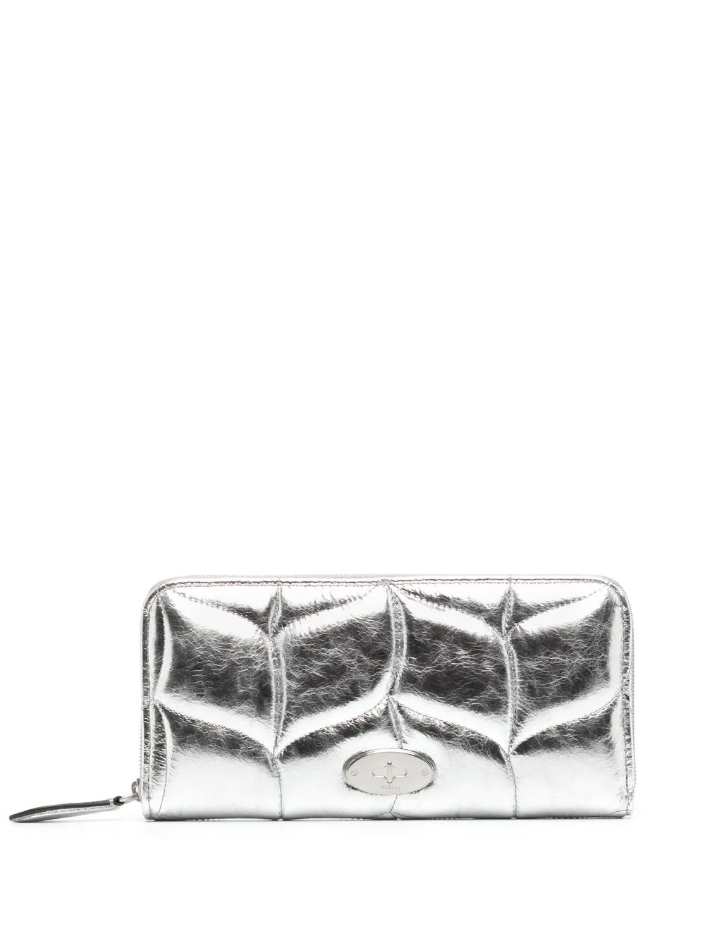 

Mulberry Softie zip-around wallet - Silver