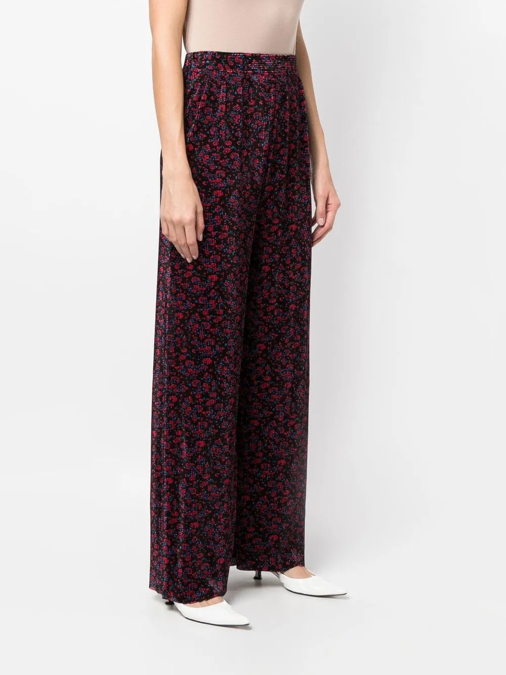 Sabina Musayev floralprint straightleg Trousers Farfetch