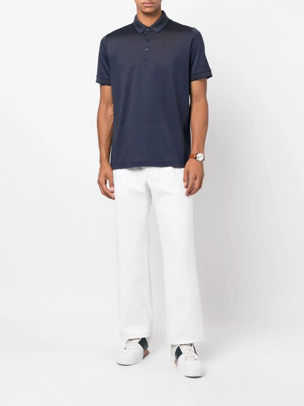Canali ファインニット ポロシャツ - Farfetch
