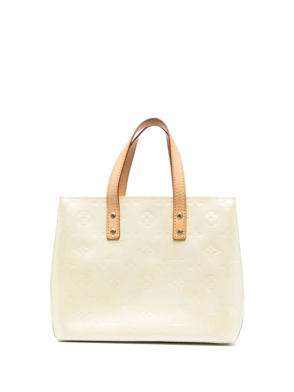 

Louis Vuitton 2006 pre-owned Vernis debossed monogram Reade PM tote - Neutrals