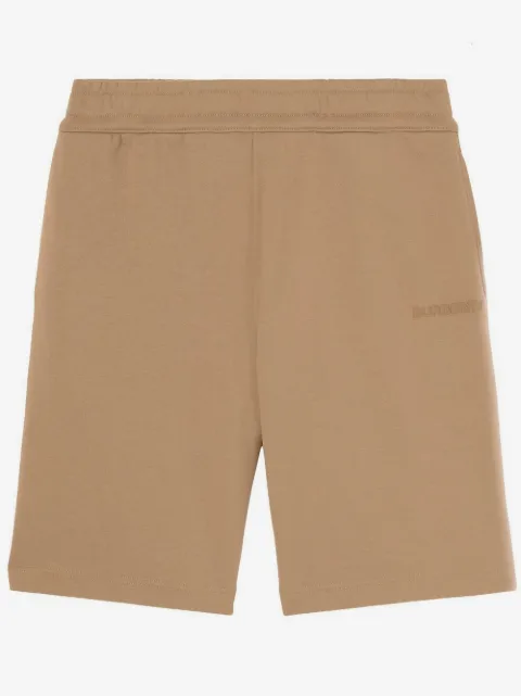 Burberry pantalones cortos de chándal con logo estampado