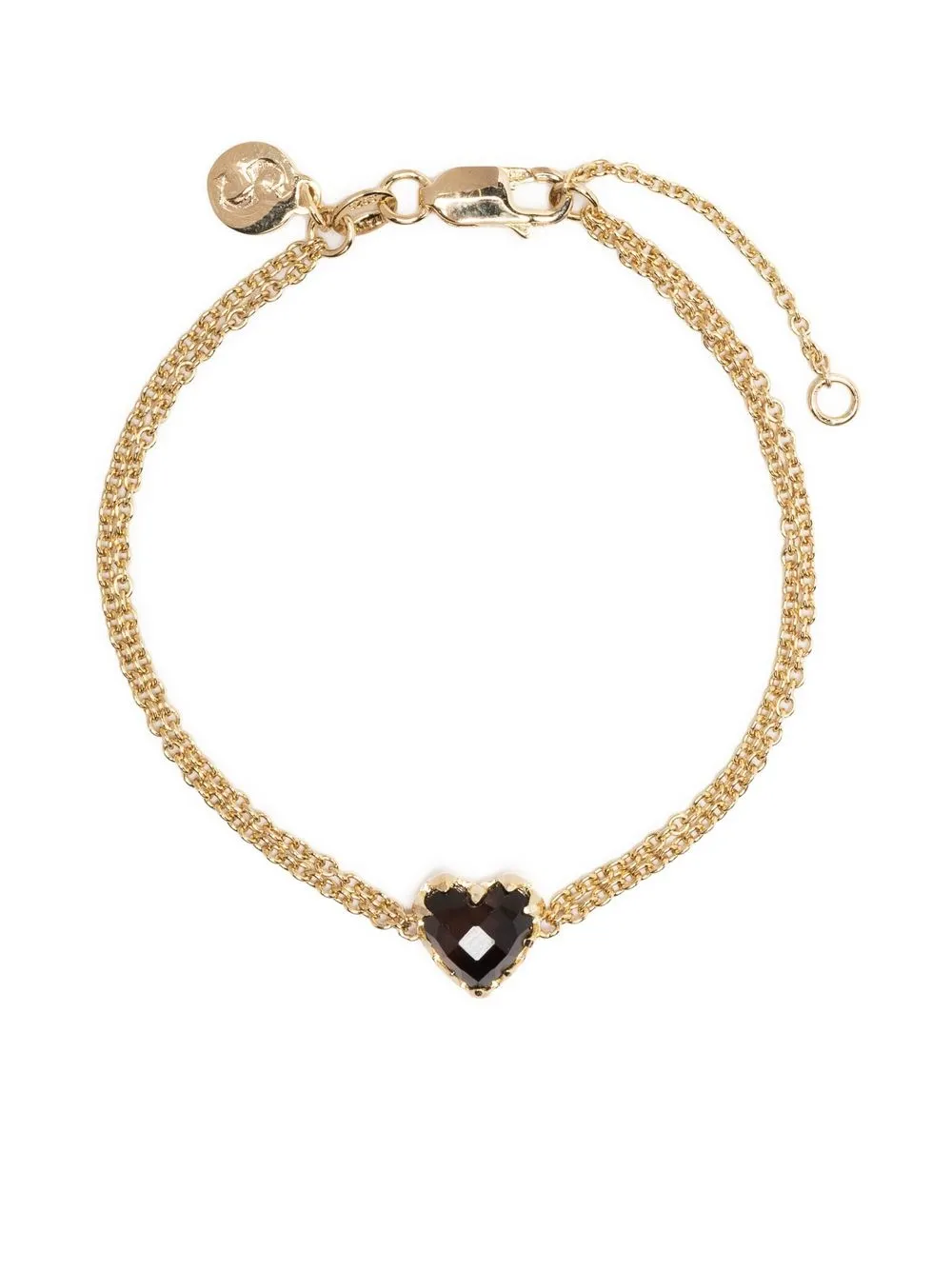 

Stolen Girlfriends Club pulsera Love Claw con ónix en oro de 9kt - Dorado