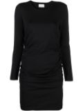 P.A.R.O.S.H. ruched long-sleeve dress - Black