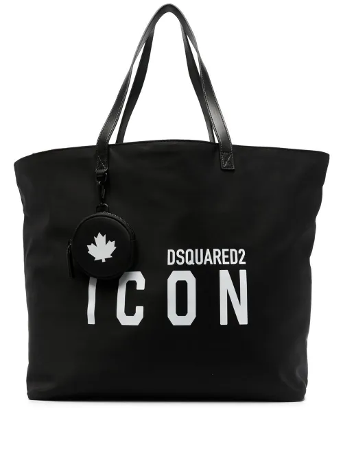 Sac à main à logo imprimé - DSQUARED2 - Modalova