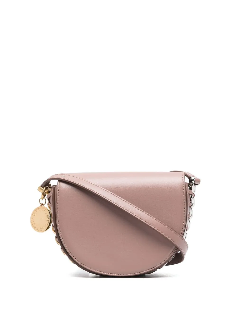 

Stella McCartney small Frayme flap shoulder bag - Pink