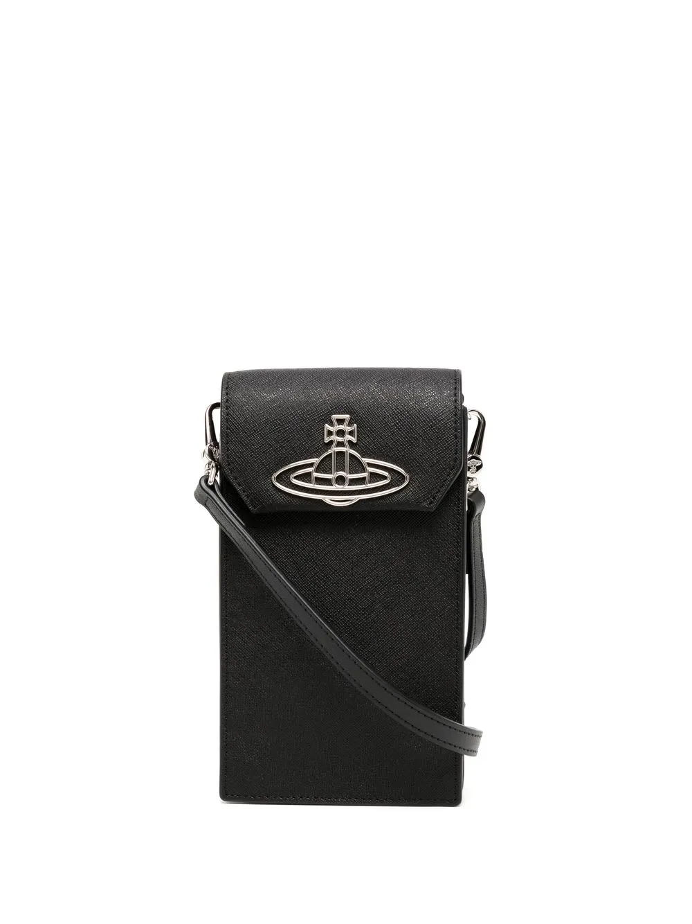 

Vivienne Westwood bolsa crossbody con placa Orb - Negro