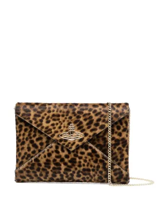 Cheetah print clutch online bag