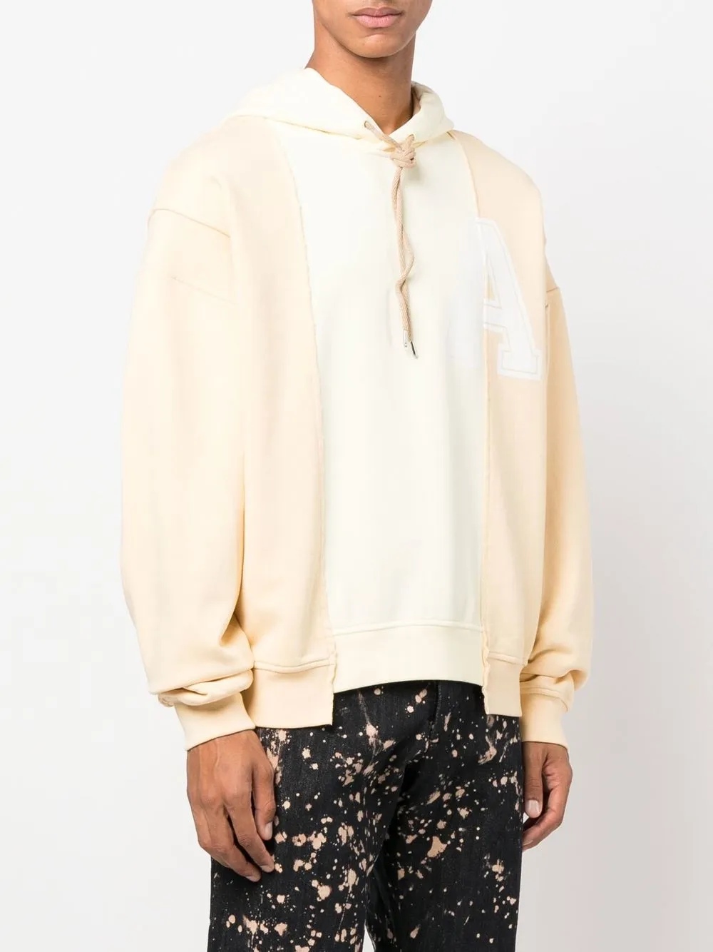  Ambush Asymmetric Hem Hoodie - Neutrals 