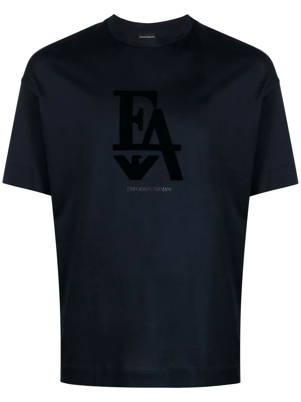 

Emporio Armani logo-print short-sleeve T-shirt - Blue