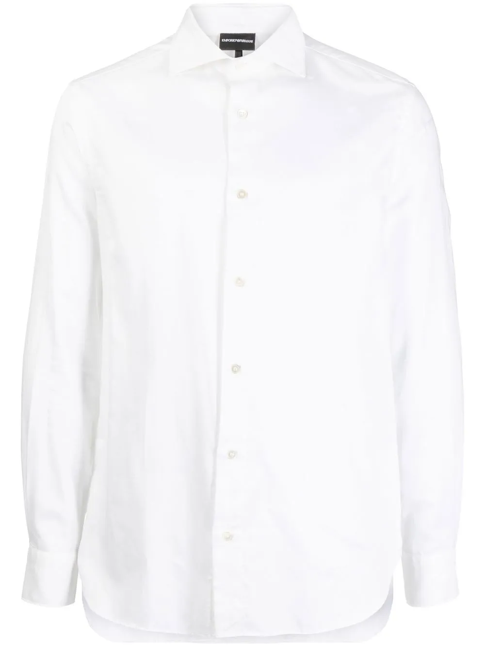 

Emporio Armani long-sleeved cotton shirt - White