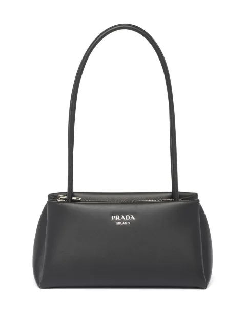 Prada Small logo-embossed Shoulder Bag - Farfetch