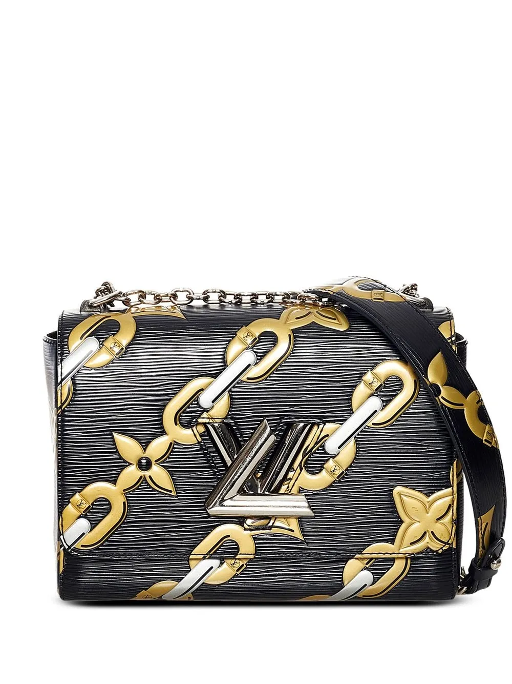 

Louis Vuitton bolsa de hombro Épi Chain Flower Twist PM 2016 pre-owned - Negro