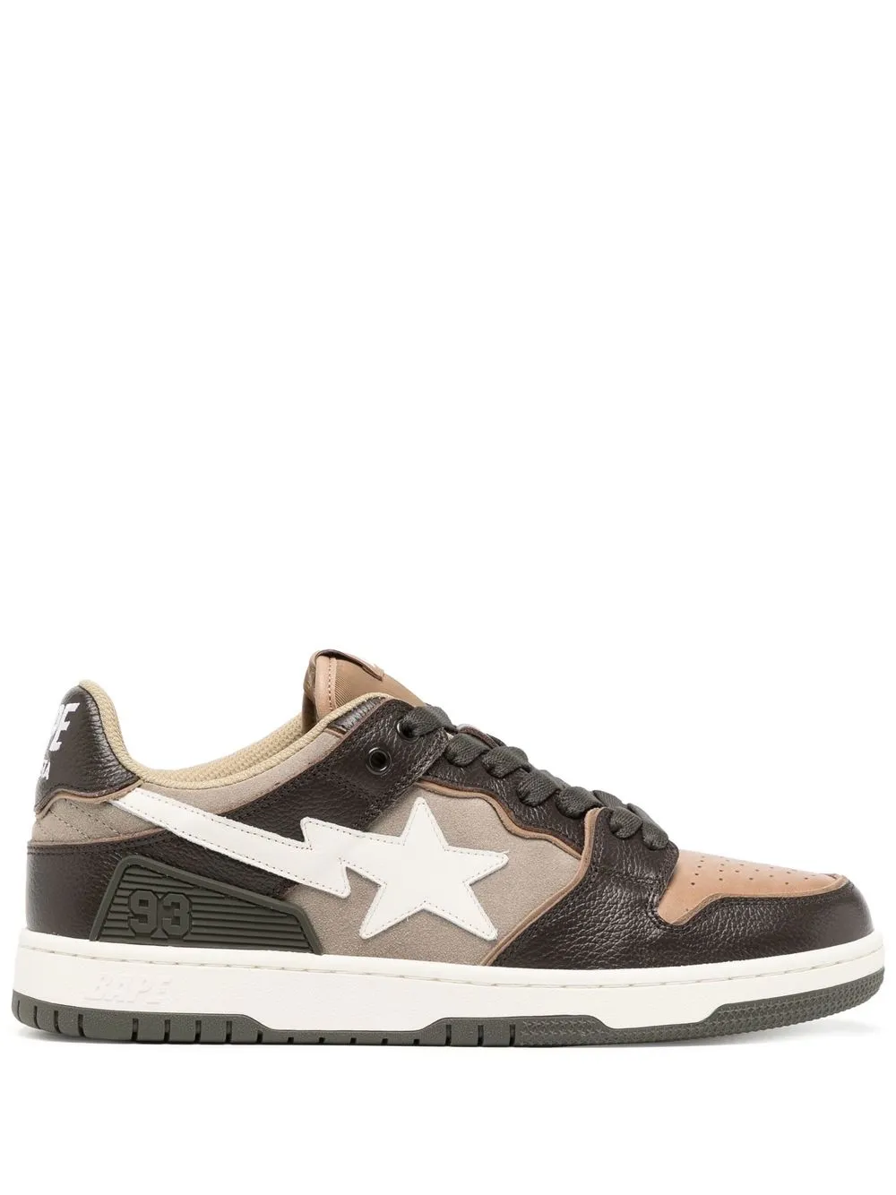 

A BATHING APE® tenis bajos BAPE STA M2 - Marrón