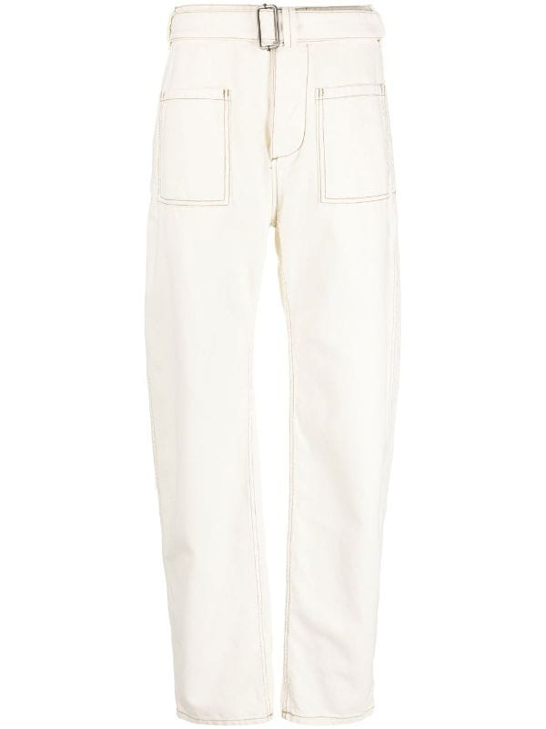 PacSun Off White Baggy Trousers  PacSun