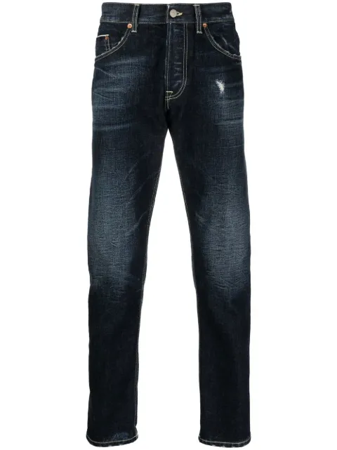 DONDUP distressed slim-cut jeans