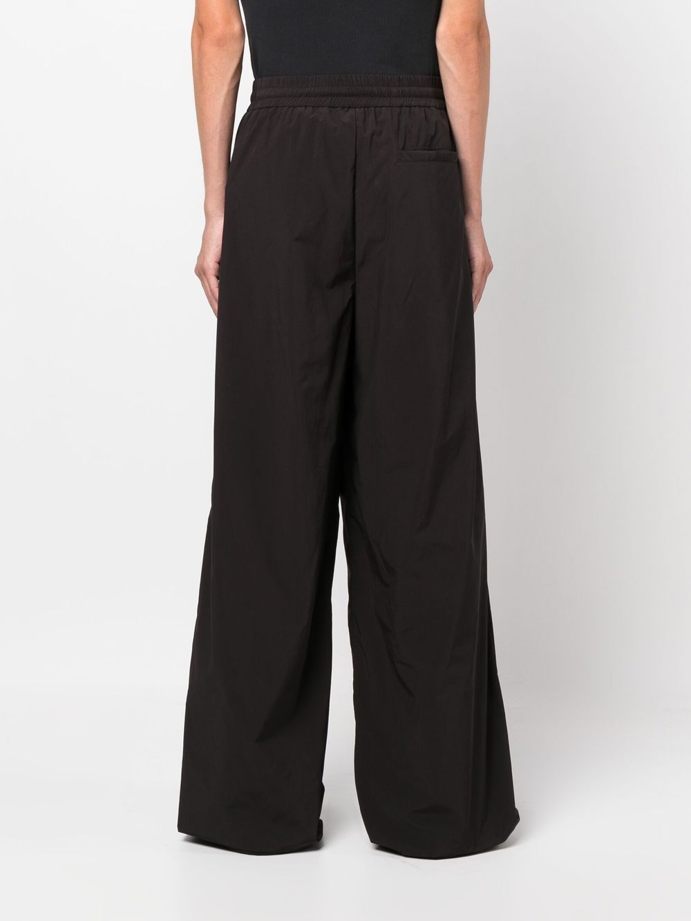 Off-White logo patch wide-leg trousers Men