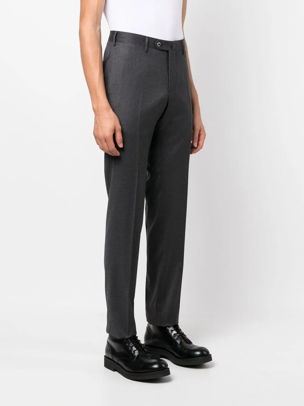 Slim-Cut Tailored Trousers