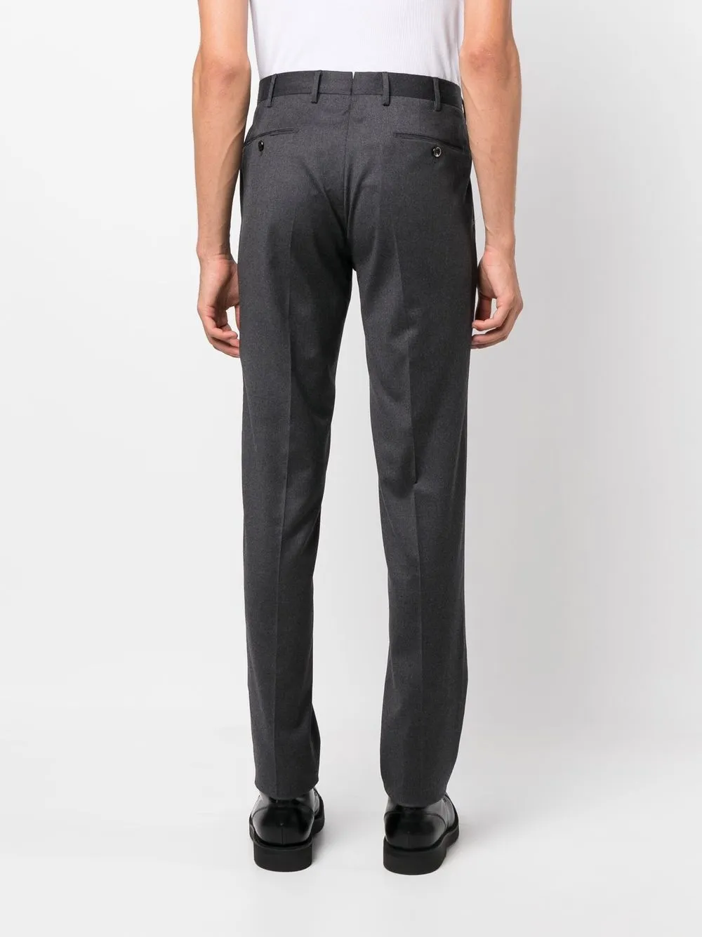 Slim-Cut Tailored Trousers