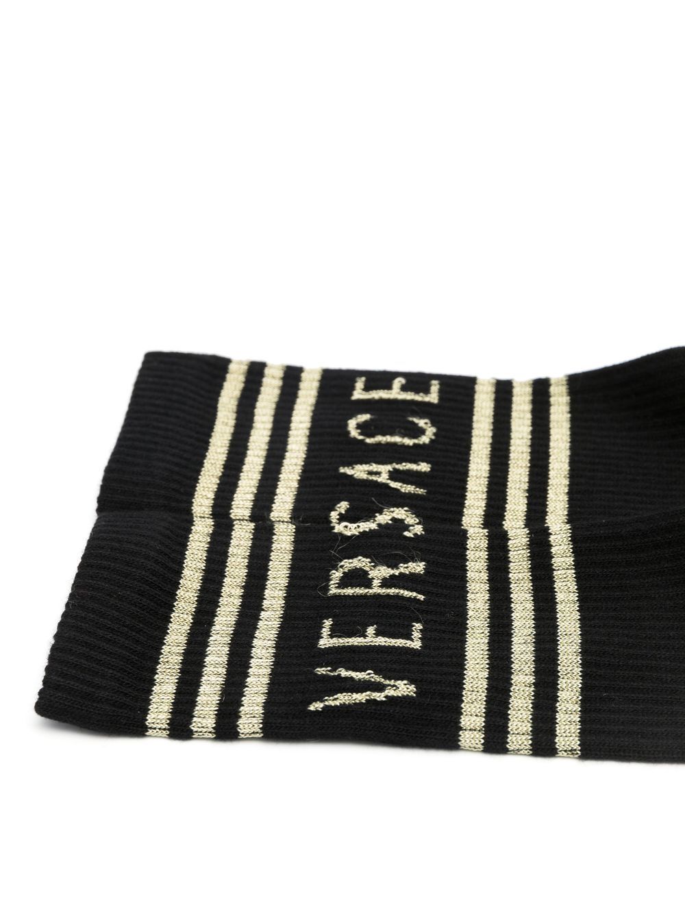 Versace Intarsia sokken - Zwart