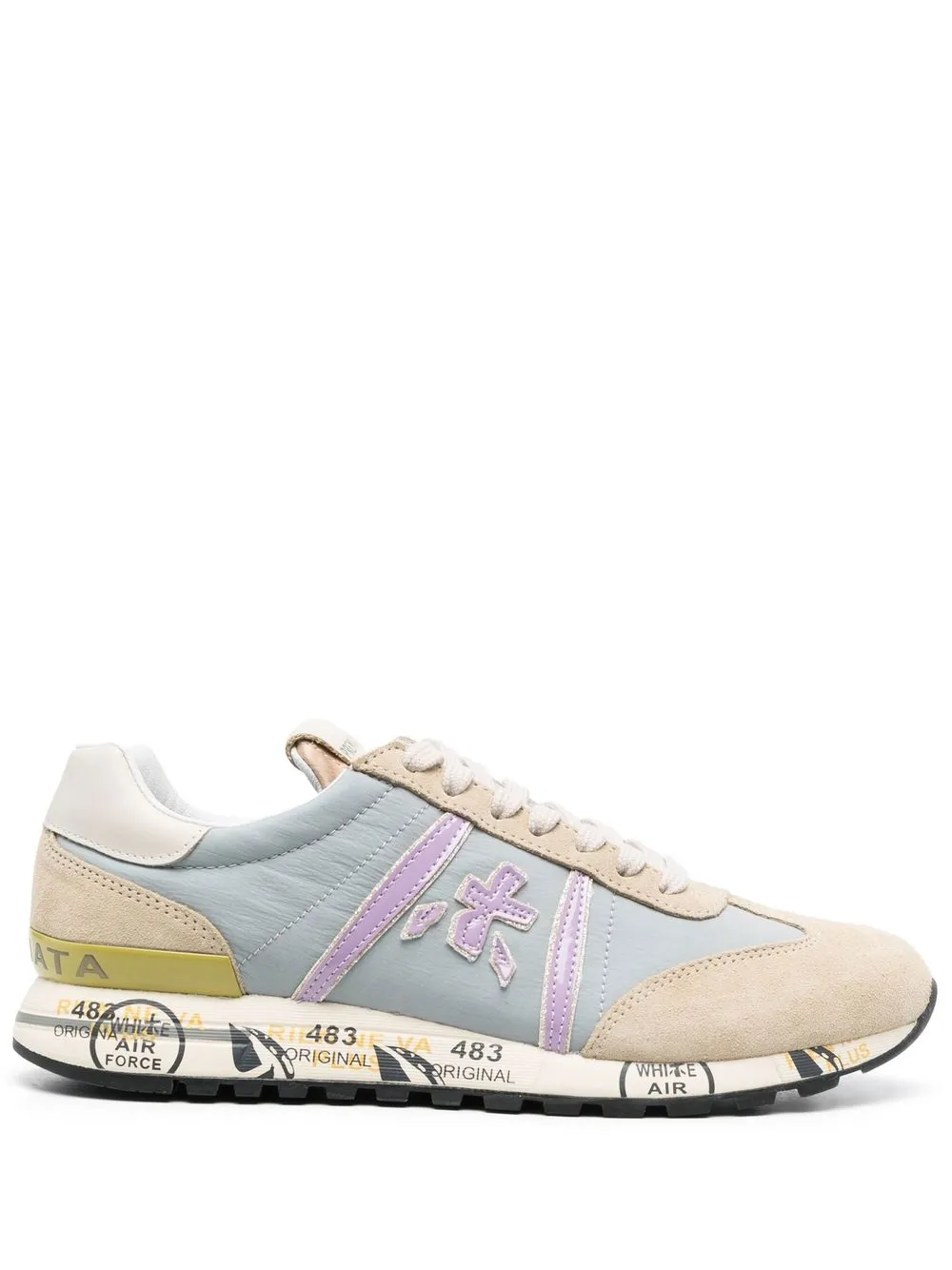 

Premiata logo patch sneakers - Neutrals