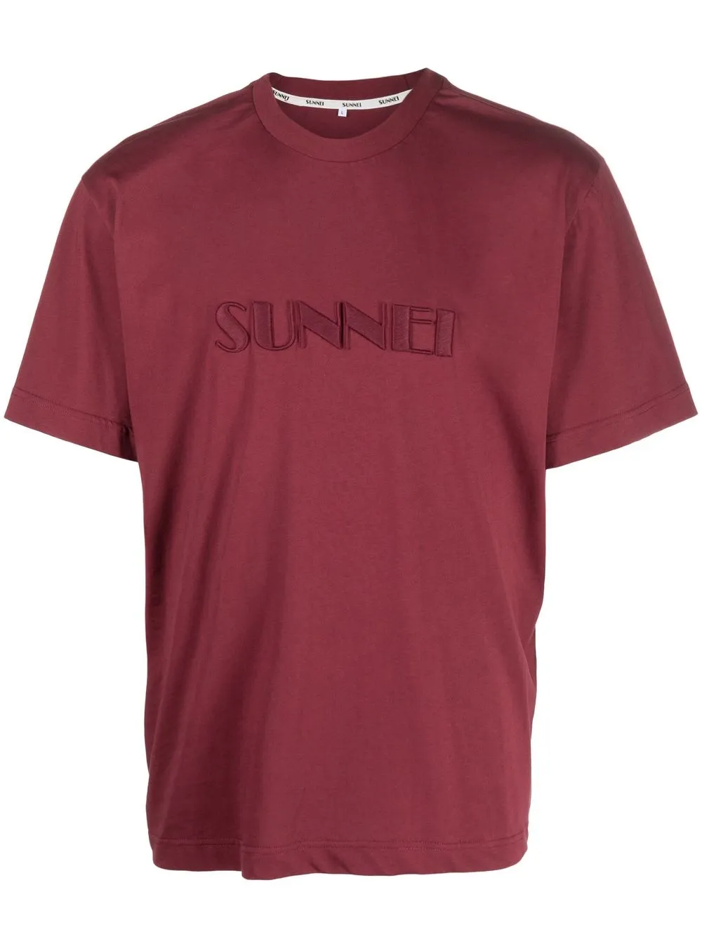 

Sunnei embroidered-logo detail T-shirt