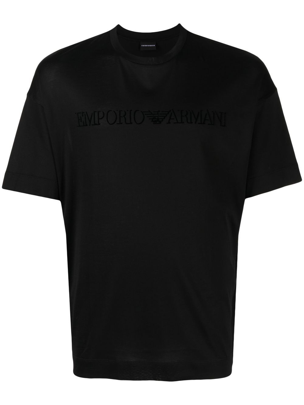 Emporio Armani logo-print Cotton T-shirt - Farfetch