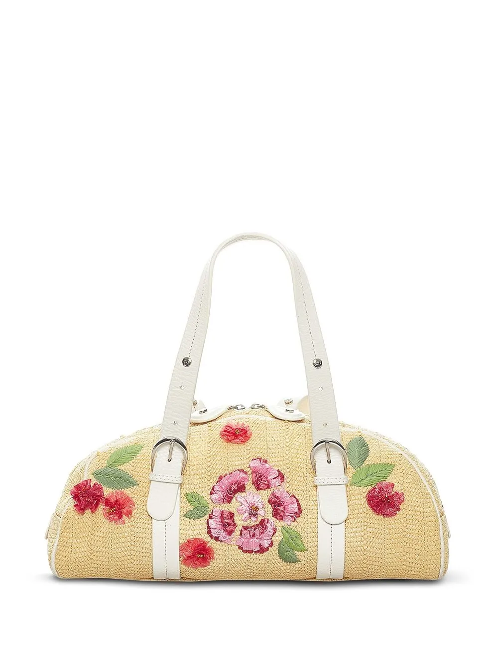 

Christian Dior bolsa de mano con detalle floral pre-owned - Marrón