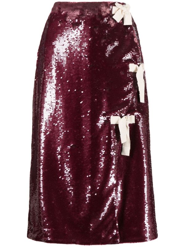 J crew sequin outlet midi skirt with tie