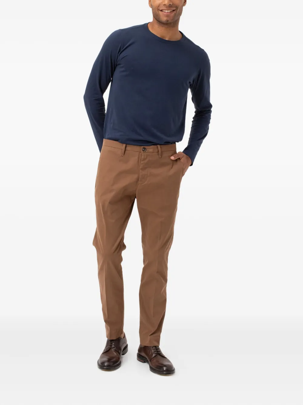 Nine In The Morning button-fly stretch-cotton pants | Regular & Straight-Leg Trousers | Image 2