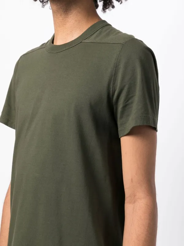 【送料&関税込】Rick Owens Cotton Crew-neck T-shirt Rick Owens crew-neck Cotton T-shirt | Black | FARFETCH TR
