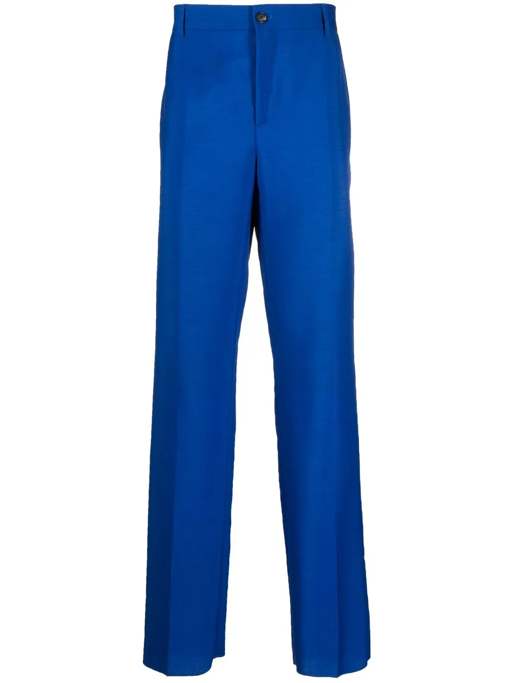 

Versace pantalones rectos con tiro alto - Azul