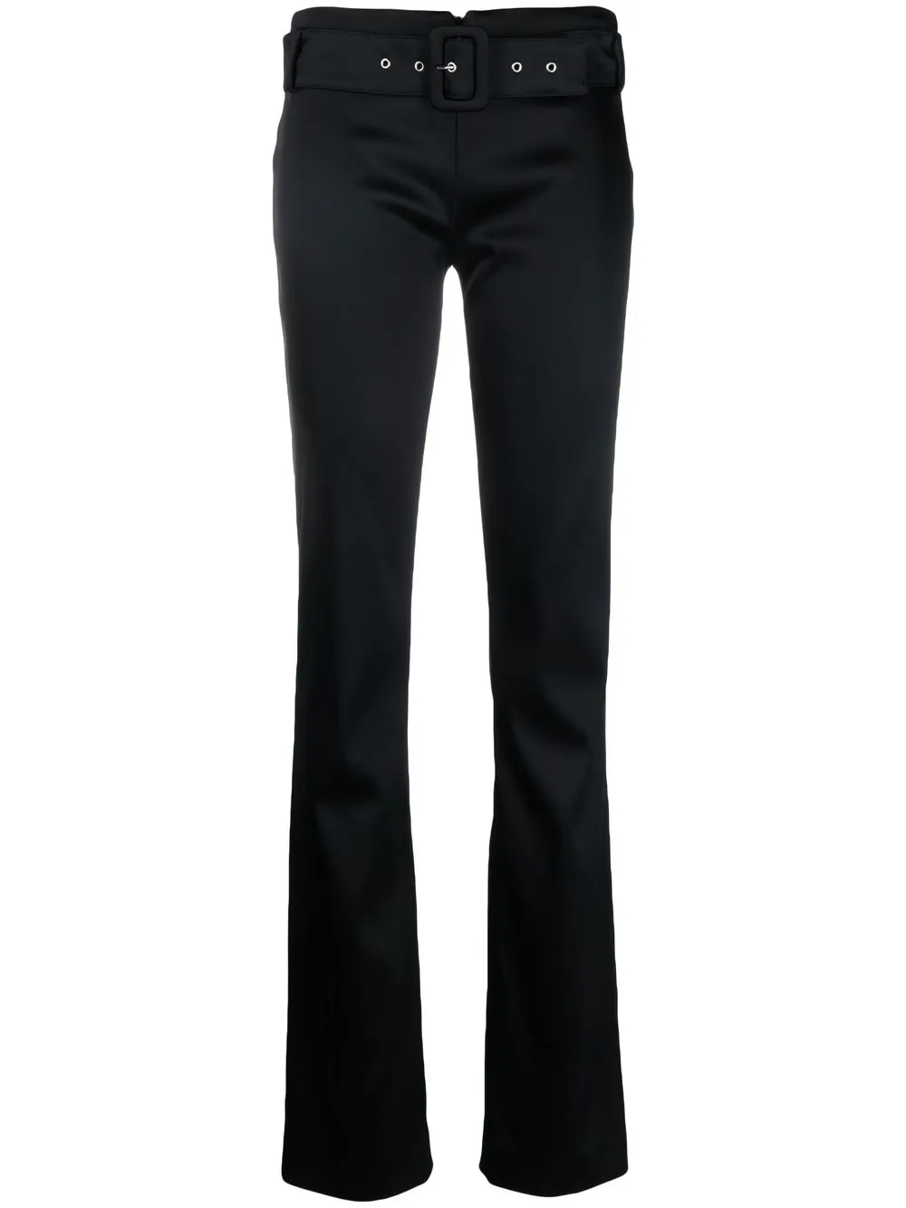 

Coperni belted-waist skinny fit trousers - Black