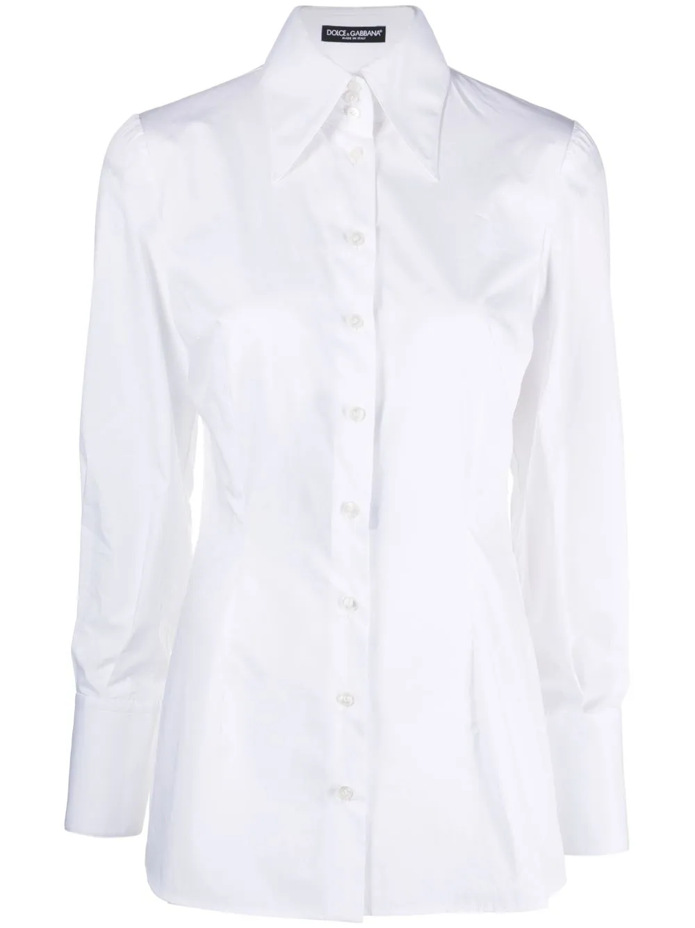 

Dolce & Gabbana camisa con botones - Blanco