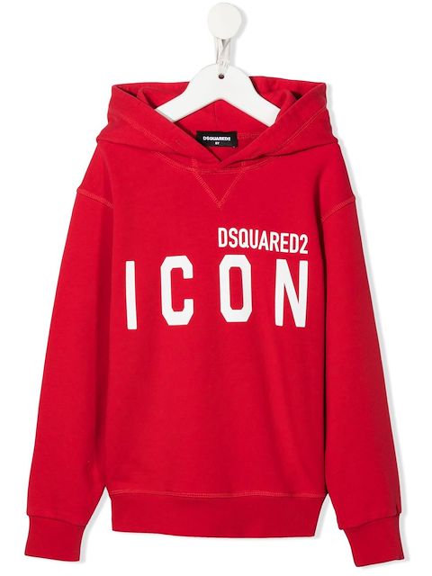 Dsquared2 Kids logo-print cotton hoodie