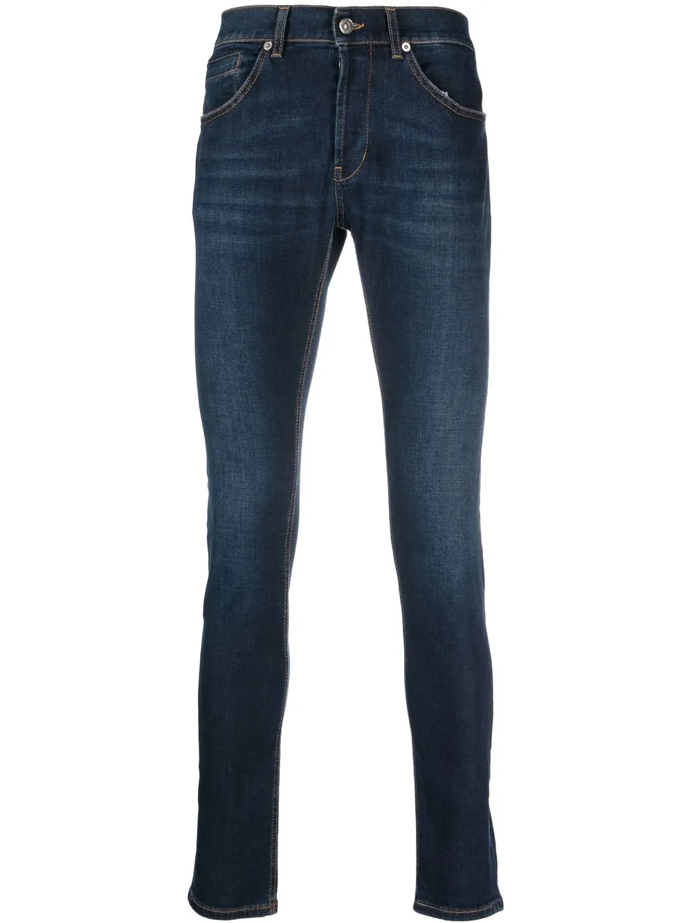 

DONDUP skinny jeans con costuras en contraste - Azul