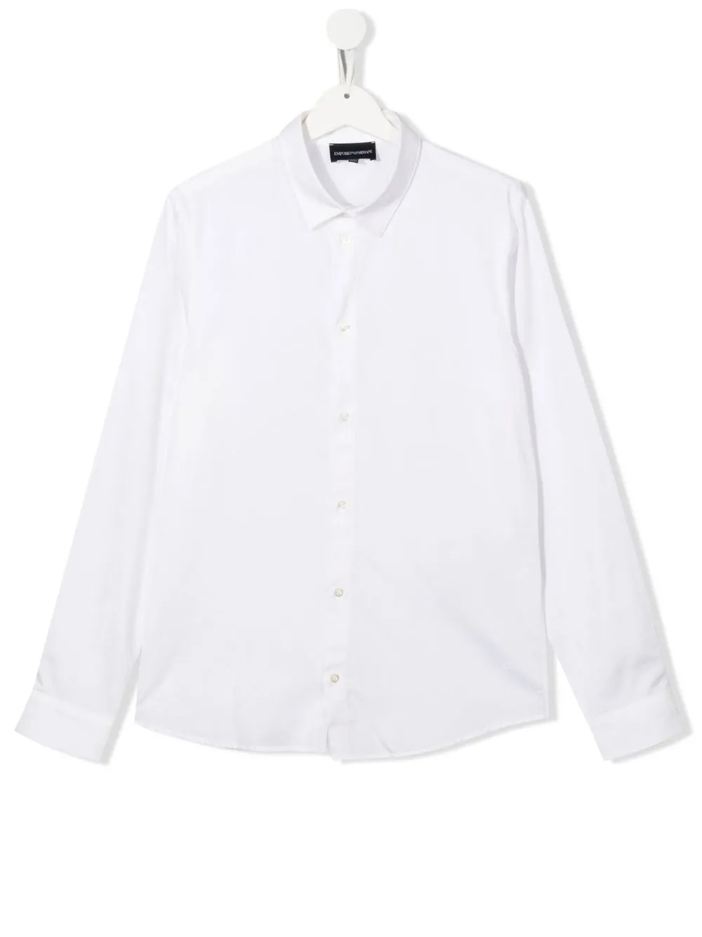 

Emporio Armani Kids camisa manga larga - Blanco