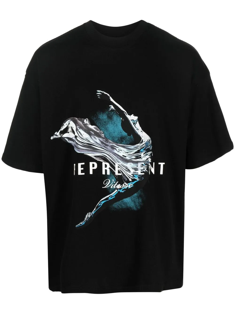 

Represent playera con estampado gráfico y logo - Negro