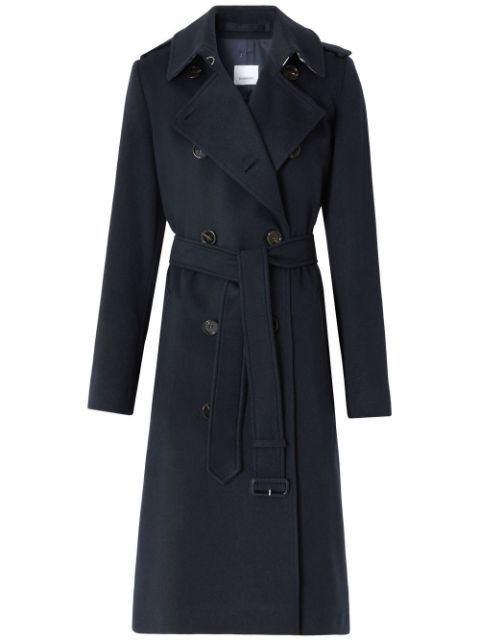 Burberry Kensington cashmere trench coat Women