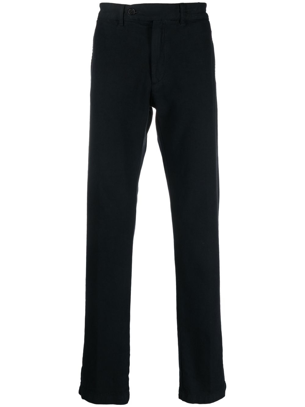 Massimo Alba straight-leg cotton-wool trousers - Blue