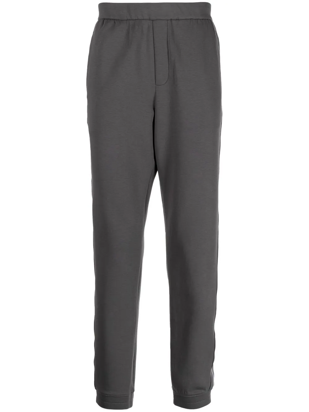 

Emporio Armani pants con franja del logo - Gris