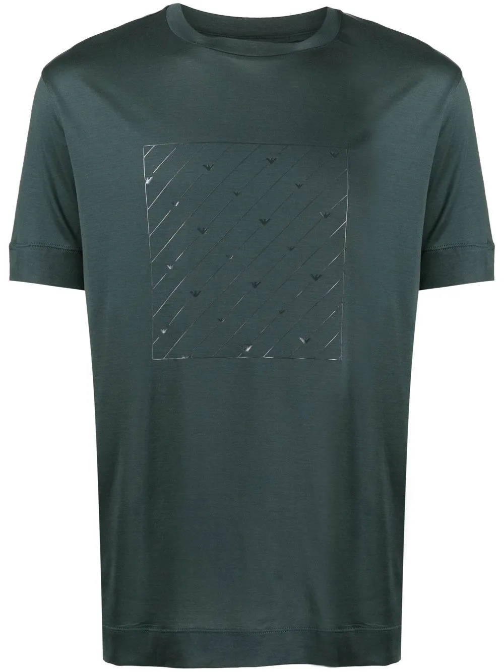 

Emporio Armani logo crew-neck T-shirt - Green