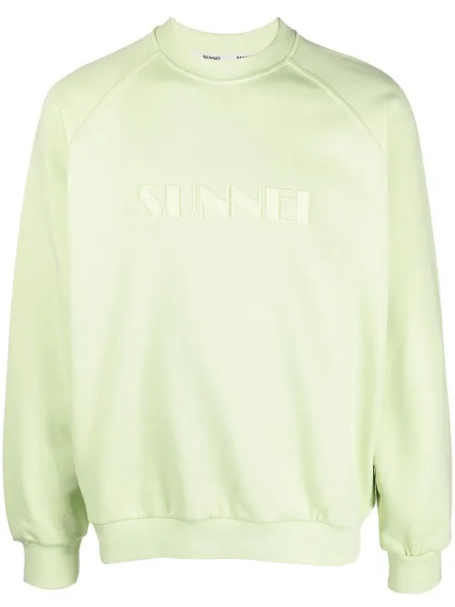 Sunnei sweat à logo brodé - Vert - Sunnei - Modalova